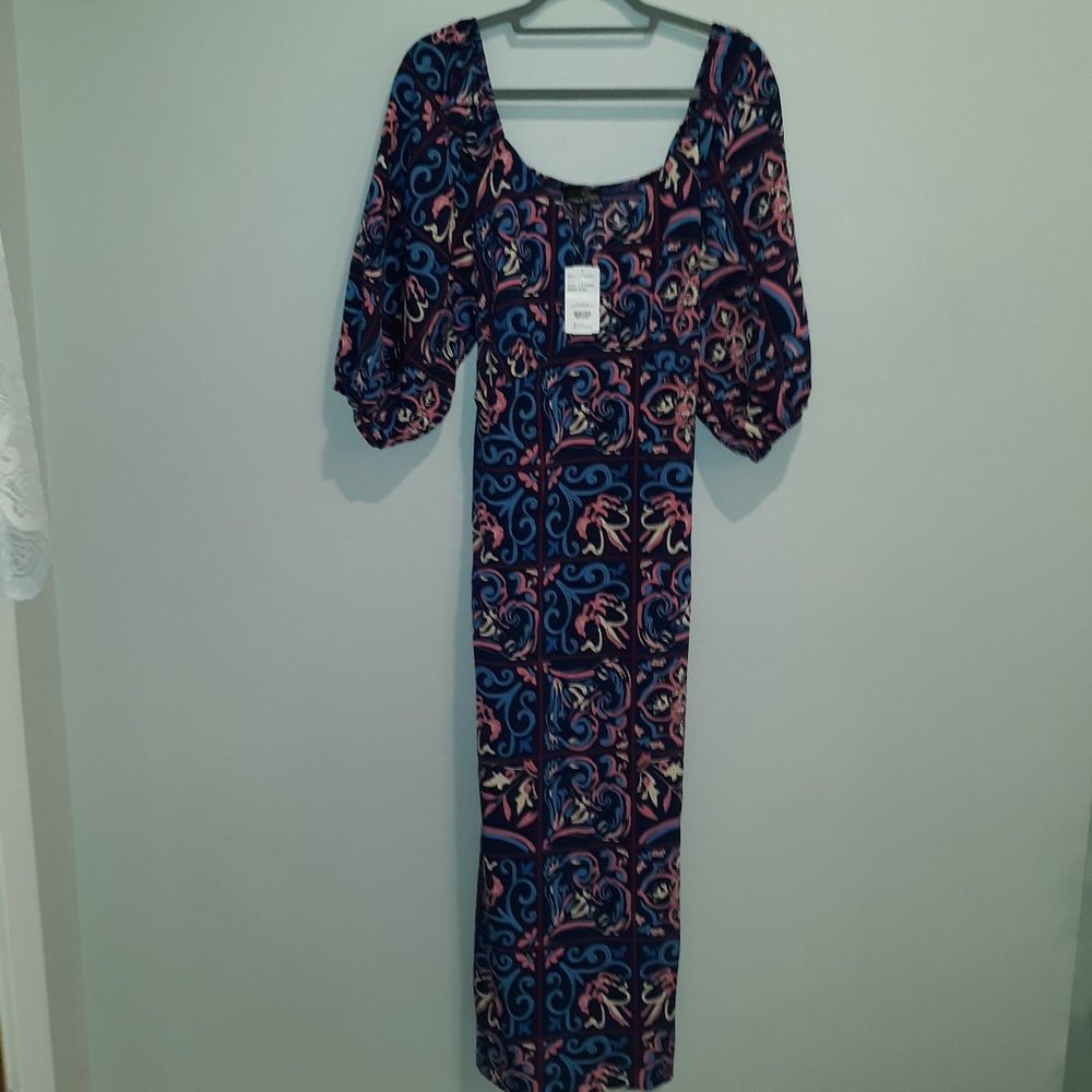 Multi Colored by Suzane Betro Dress 2X NWT